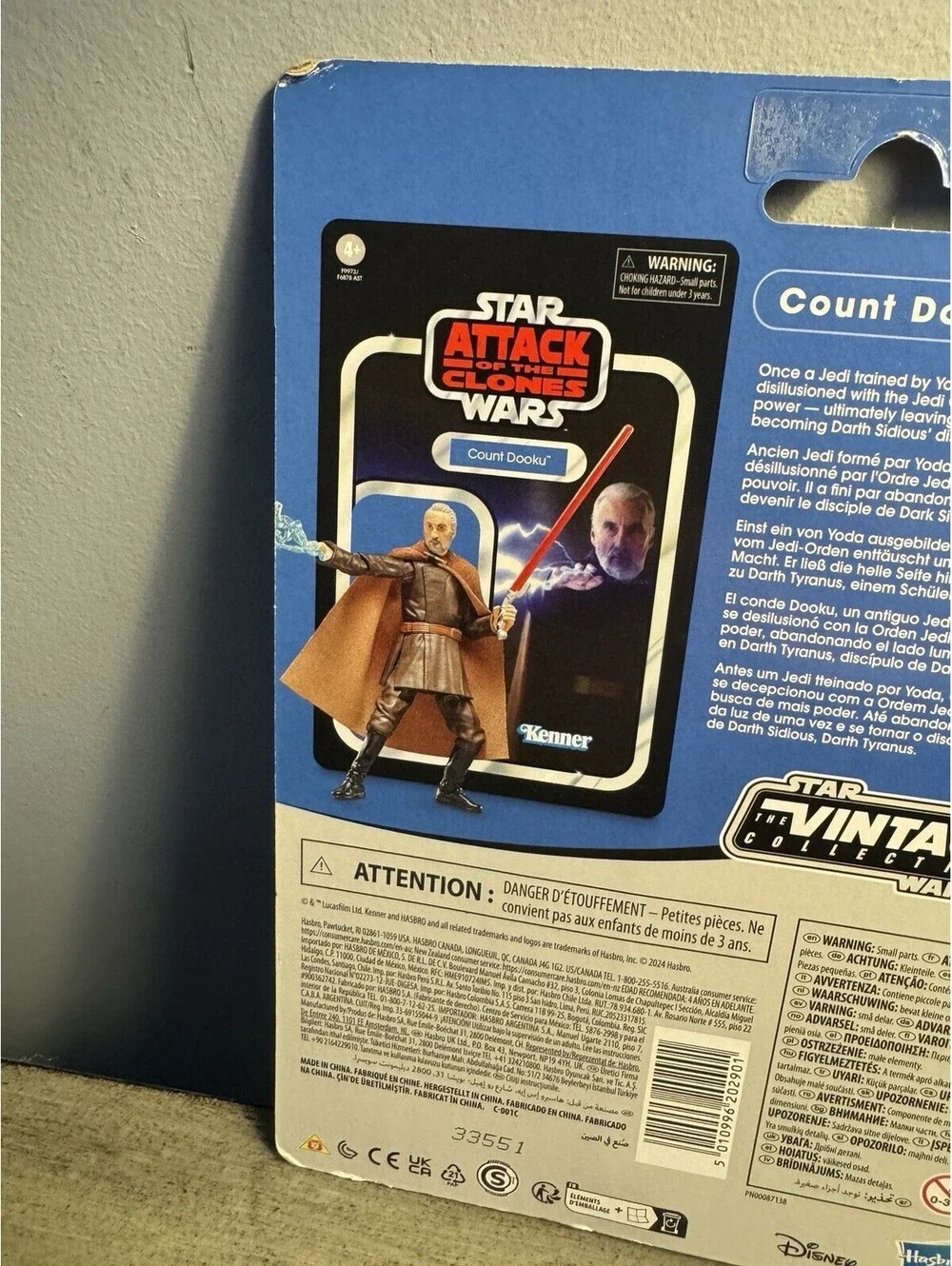 Star Wars Vintage Collection Count Dooku VC307 Attack of the Clones 3.75” Sealed